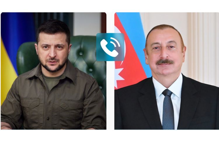 Volodimir Zelenski Prezident İlham Əliyevə zəng edib