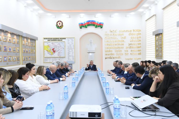 Dövlət Komitəsində ümummilli lider Heydər Əliyevin 103-ci ildönümünə həsr olunmuş tədbir keçirilib - FOTO