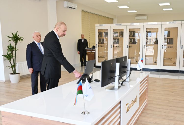 Cəbrayılın Soltanlı kəndində “Şəfəq” yarımstansiyasının açılışı olub - FOTO
