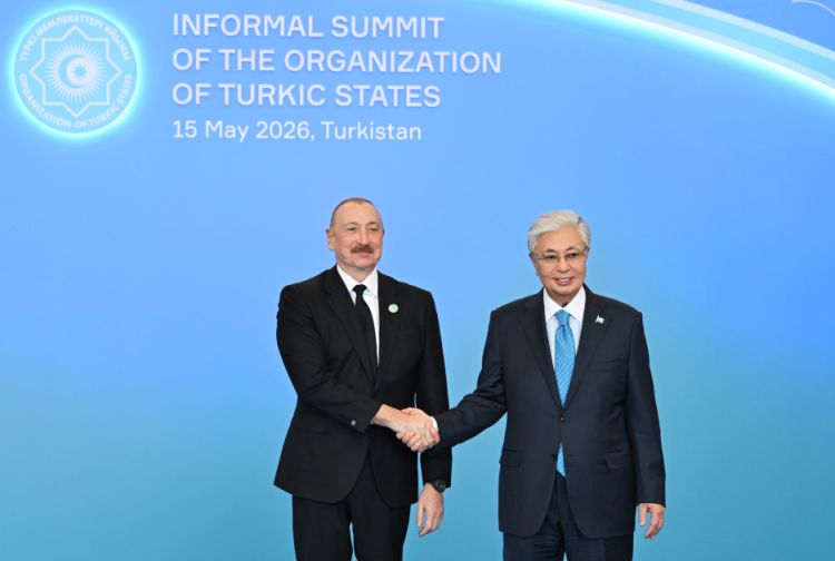 İlham Əliyev Türküstanda TDT-nin qeyri-rəsmi Zirvə görüşündə çıxış edib - FOTO