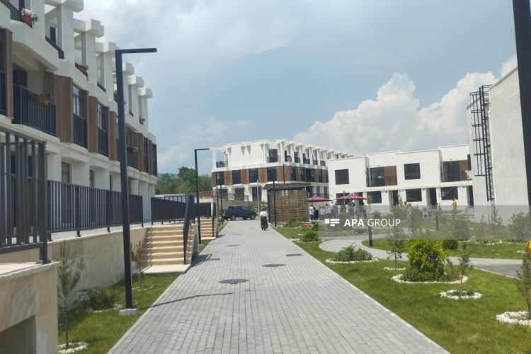 Zəngilanda 104 mənzilli ilk yaşayış kompleksində 12 bina inşa olunub - FOTO