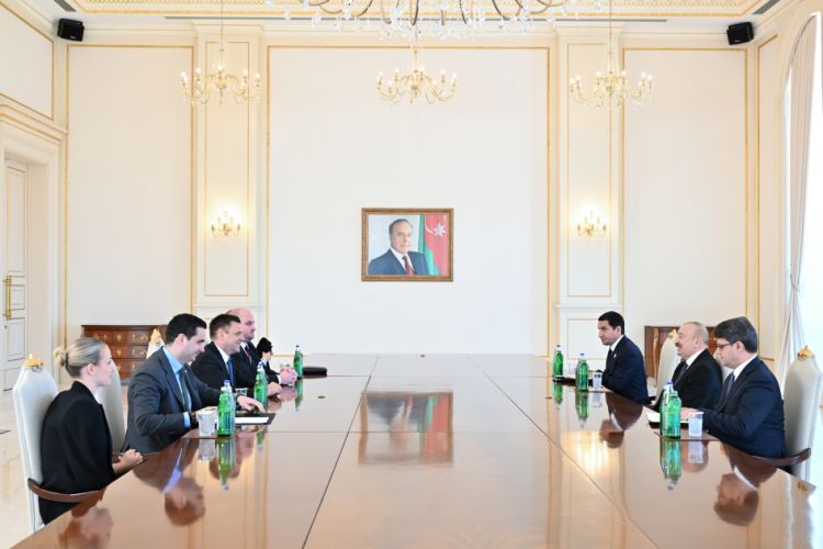 Prezident Slovakiya Baş nazirinin müavinini qəbul edib - FOTO