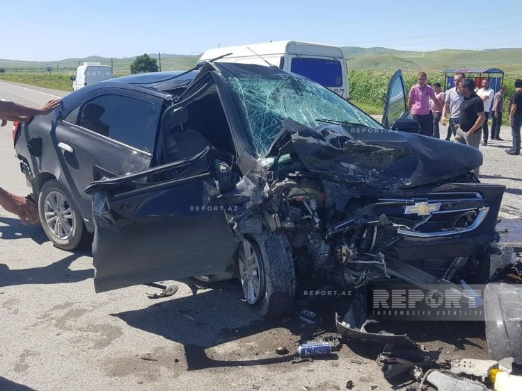 Göyçayda yol qəzasında xəsarət alanların son durumu açıqlanıb