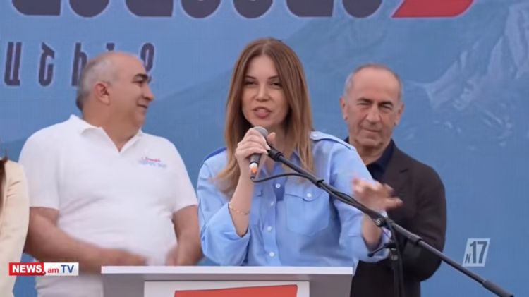 Anna Qriqoryan: Azərbaycanın ən güclü silahı Nikol Paşinyandır - VİDEO