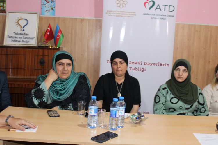 “Yüksək Mənəvi Dəyərlərin Təbliği” layihəsi çərçivəsində ilk tədbir keçirilib - FOTO 