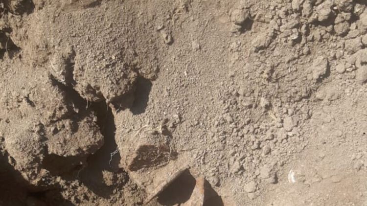 Ağdamda məzar qazılarkən minaatan mərmisi tapıldı