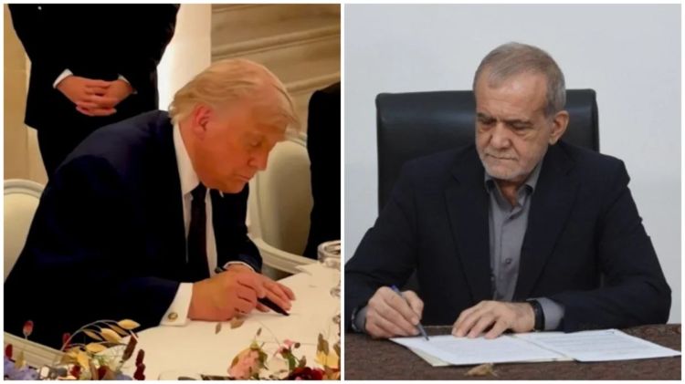 Pezeşkian və Tramp anlaşma memorandumunu  imzalayıb