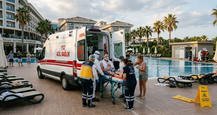 Antalyada oteldə kütləvi zəhərlənmə:  turistlər xəstəxanalıq oldu