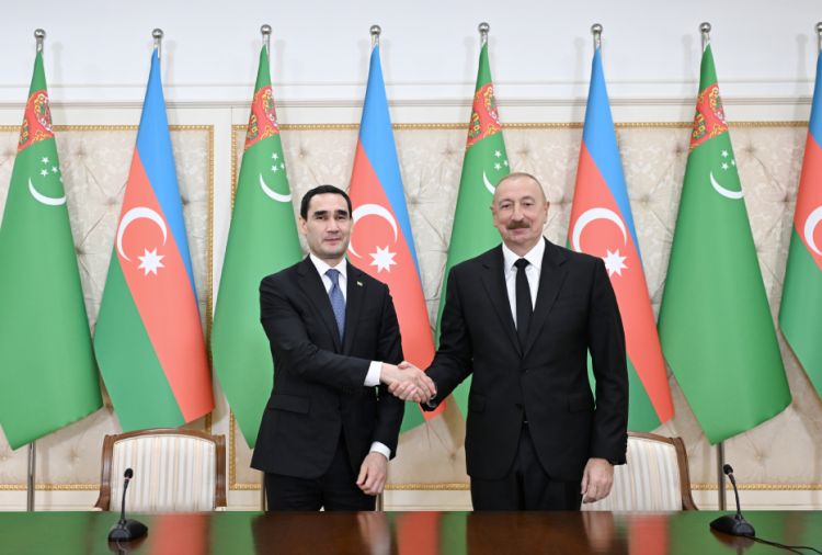 İlham Əliyev Berdiməhəmmədova  təşəkkür etdi