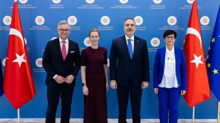 Hakan Fidan Ankarada Aİ rəsmiləri ilə görüşüb