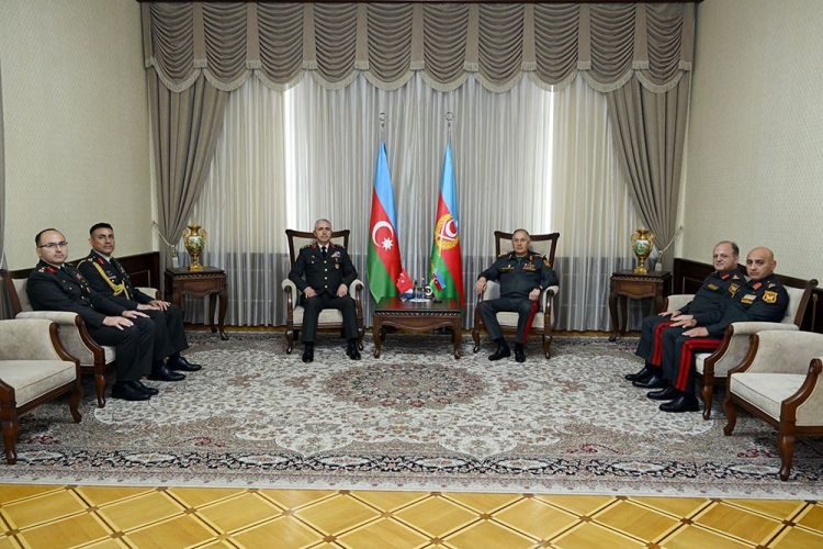 Kərim Vəliyev türkiyəli generalın rəhbərlik etdiyi heyətlə görüşüb