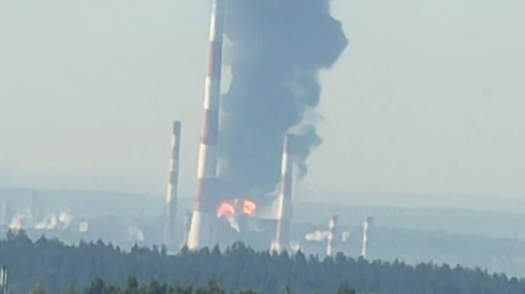Ukrayna “Lukoyl”un ən böyük zavodlarından birinə  hücum edib
