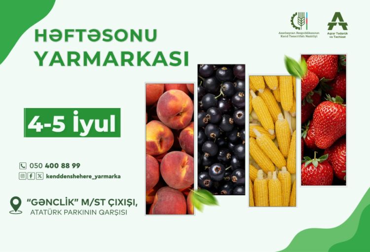 Bakıda “Kənddən Şəhərə” yarmarkası təşkil olunacaq