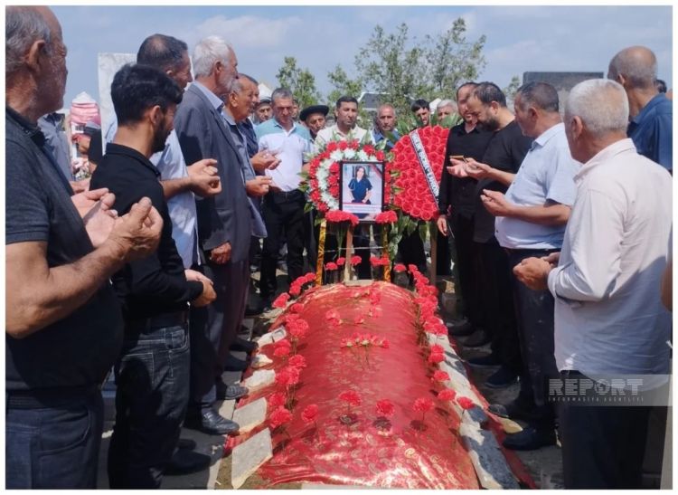Ukraynada ölən azərbaycanlı tələbə Kürdəmirdə dəfn edilib