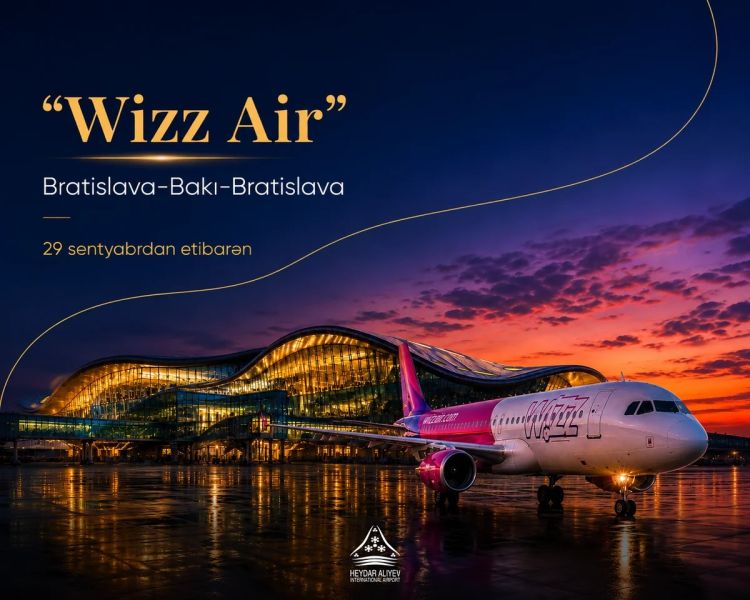 "Wizz Air" Bakı ilə Bratislava arasında birbaşa uçuşlara başlayır
