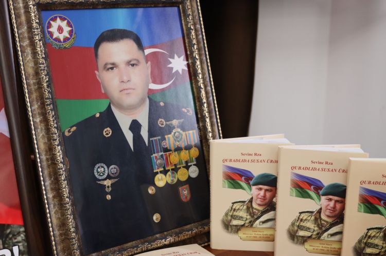 Şəhid mayor Xankəndidə yad edildi -  FOTO