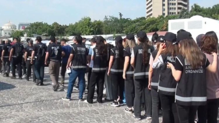 Ankarada "yeni nəsil" cinayətkar təşkilatlara qarşı əməliyyat: 55 şübhəli həbs edilib