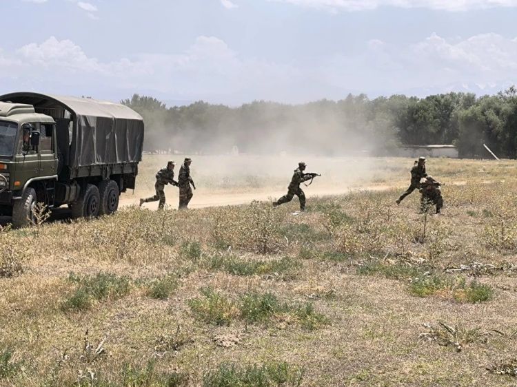 Türkiyə və Qırğızıstan arasında birgə hərbi təlim keçirilib - FOTO 