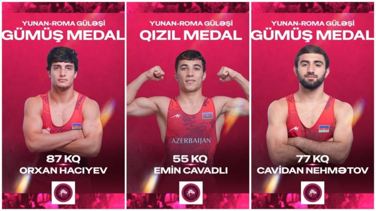 Güləşçimiz erməni rəqibini məğlub edərək çempion oldu - FOTO 