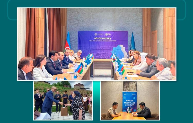 Ağdərə, Zəngilan və Şuşada sakinlər və işəgötürənlərlə növbəti görüşlər keçirilib