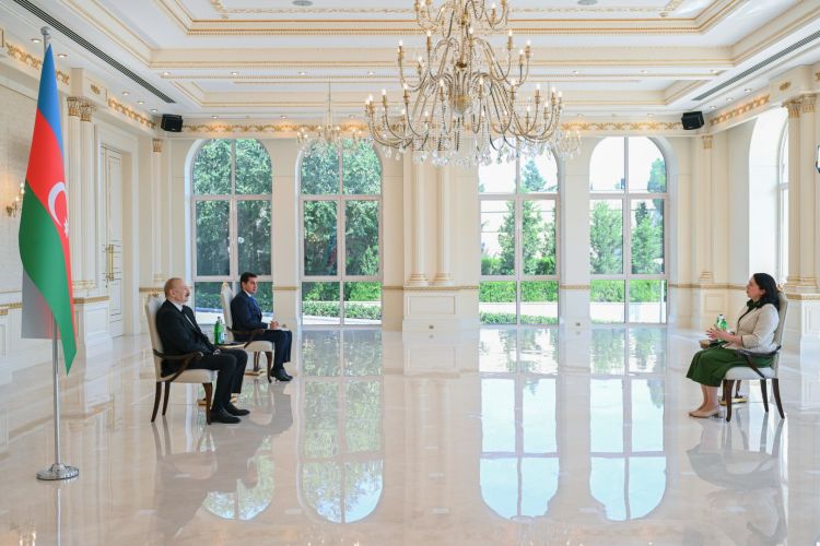 Prezident İrlandiyanın Azərbaycanda yeni təyin olunmuş səfirinin etimadnaməsini qəbul edib