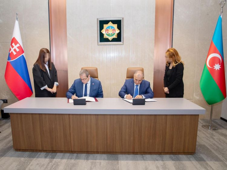 Azərbaycanla Slovakiya arasında məxfi məlumatın mübadiləsi haqqında Saziş imzalanıb
