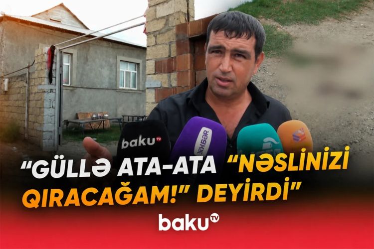 Yevlaxda ədavət qətllə bitdi: "Qardaşıma 18 dəfə atəş açıb" -  VİDEO