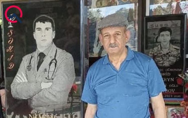 Şəhid atası vəfat edib