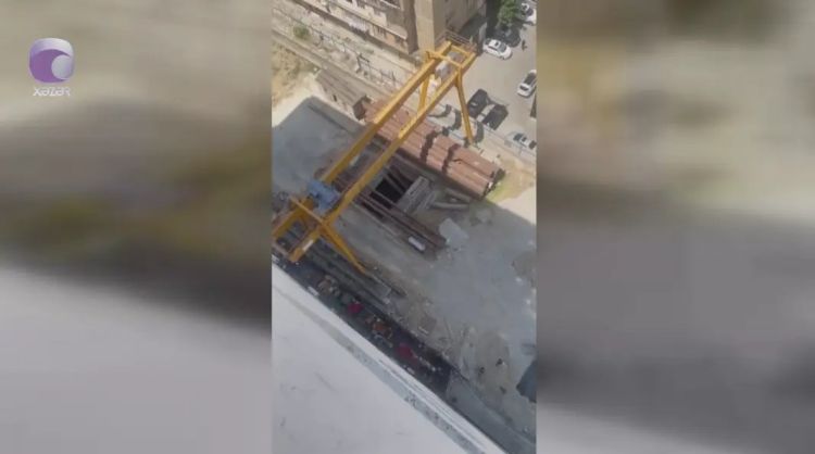 Binanın altından metroya keçid inşa edilir? -  VİDEO