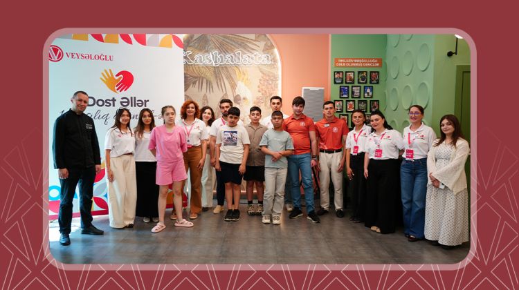”Veysəloğlu MMC”nin “Dost Əllər” layihəsi çərçivəsində neyromüxtəlifliyi olan gənclər üçün masterklass keçirilib