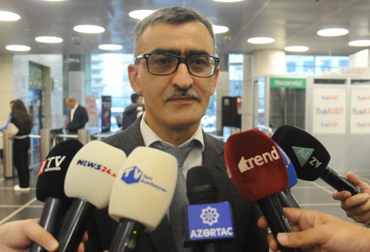 Bakı metrosunda qatarlararası interval 2 dəqiqəyə enəcək - Bəxtiyar Məmmədov