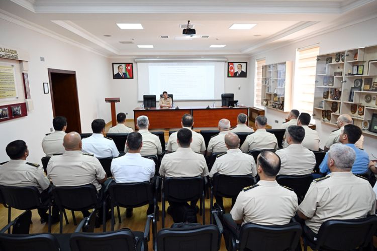 Azərbaycan hərbi diplomatları Bakıda bir araya gəldi -  FOTO