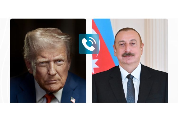 Prezident İlham Əliyev Donald Trampla  danışdı