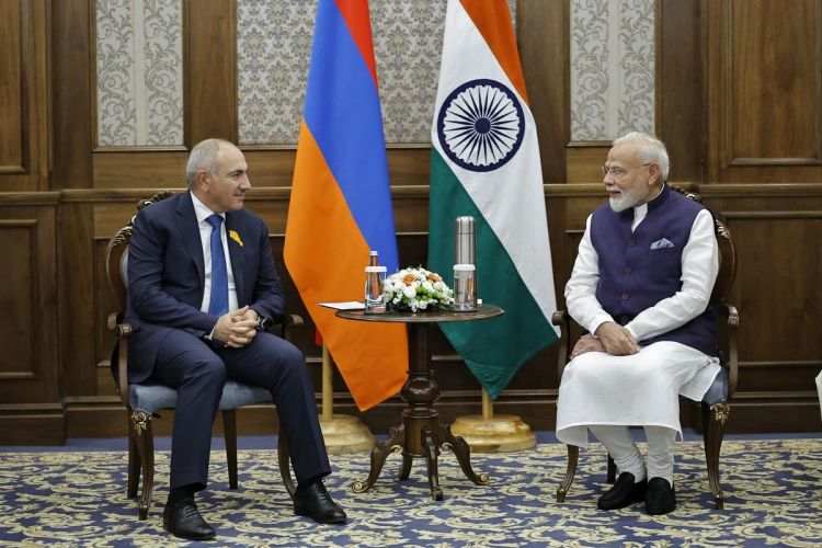 Modi sosial şəbəkədə erməni dilində paylaşımı etdi - FOTO