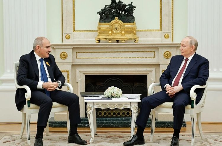 Putin və Paşinyan Ermənistandakı seçkilərdən sonra ilk dəfə görüşdülər - VİDEO