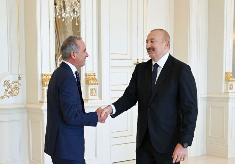 İlham Əliyev ATƏT Parlament Assambleyasının prezidentini qəbul edib - FOTO 