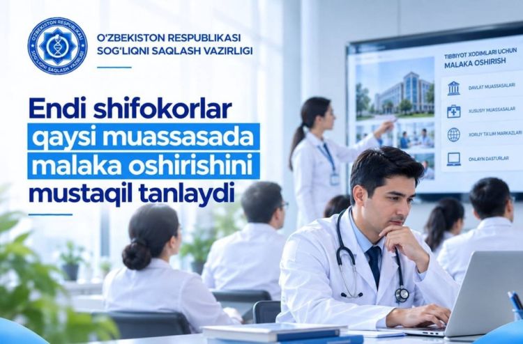 Özbəkistanda həkimlərə təhsil seçimində tam sərbəstlik verilir