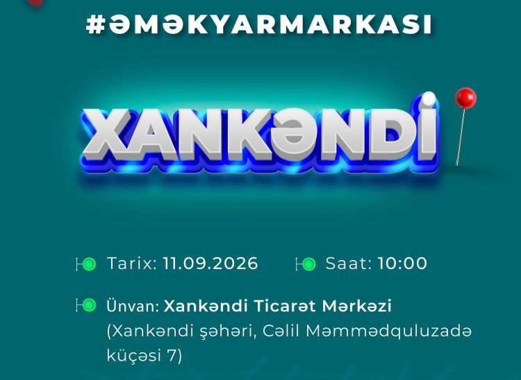 Xankəndidə növbəti əmək yarmarkası olacaq