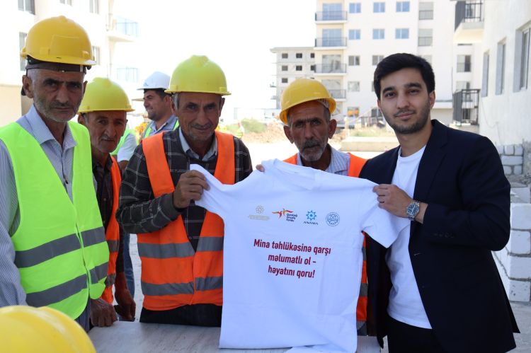 Ağdamda mina və partlayıcı sursat təhlükəsinə dair növbəti maarifləndirmə təlimləri keçirilib - FOTO 