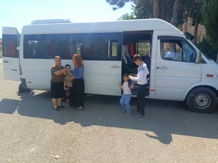 Növbəti köç karvanı Xocavəndə çatdı - FOTO 