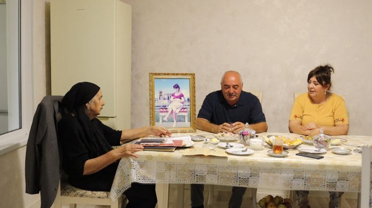 Şəhid anasının arzusu gerçəyə döndü - FOTO