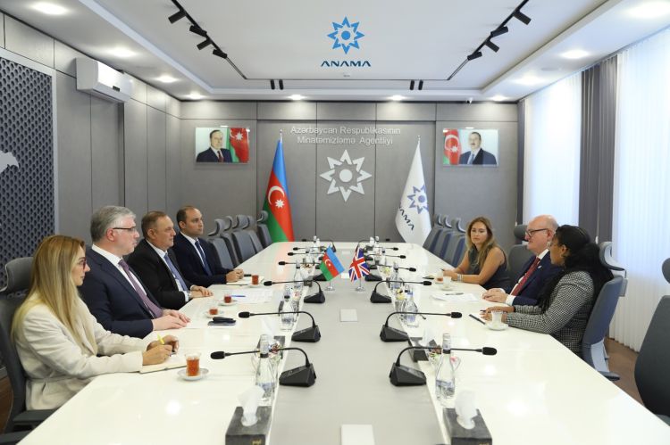 ANAMA rəsmisi Böyük Britaniyanın yeni səfiri ilə görüşüb -  FOTO
