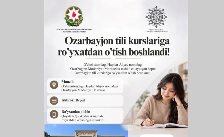 Özbəkistanda Azərbaycan dili öyrədiləcək