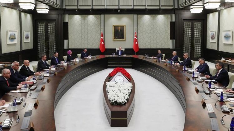Türkiyədə Nazirlər Kabinetinin iclası keçirilir
