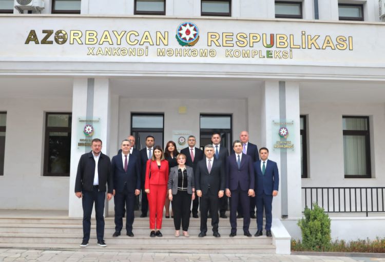 Gürcüstan Ali Məhkəməsinin sədri Xankəndi və Xocalıda olub