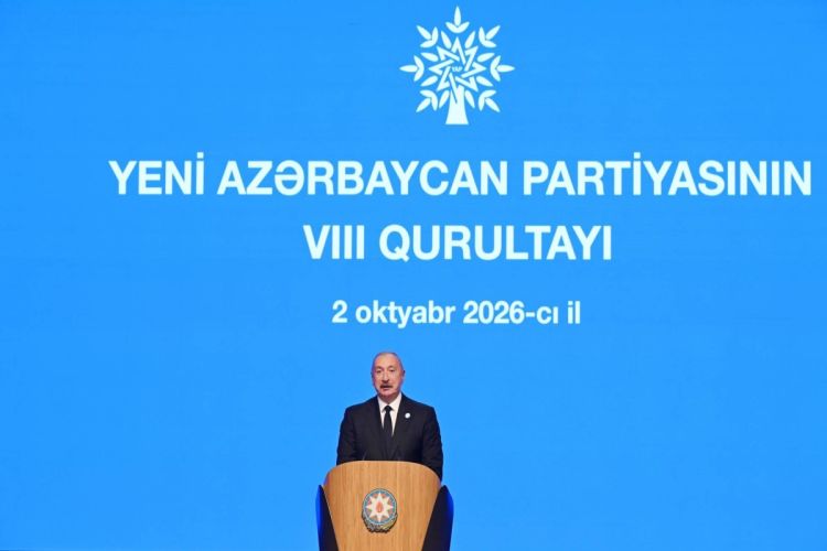 Yeni Azərbaycan Partiyasının VIII Qurultayı keçirilib