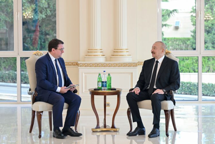 Prezident İlham Əliyev Avstriyanın Azərbaycanda yeni təyin olunmuş səfirini qəbul edib