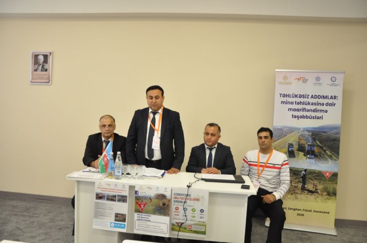 Cəbrayılın Horovlu kəndində mina təhlükəsi ilə bağlı maarifləndirmə tədbiri keçirilib - FOTO 