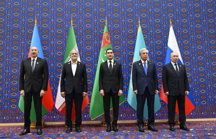 Türkmənbaşıda Xəzər Ekoloji Sammitinin geniş tərkibdə iclası keçirilib - FOTO 