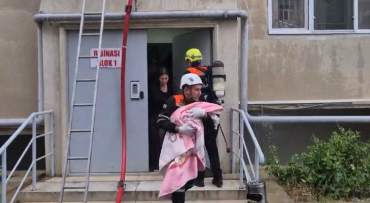 Ceyranbatanda Ceyranbatan söndürülüb - VİDEO - FOTO